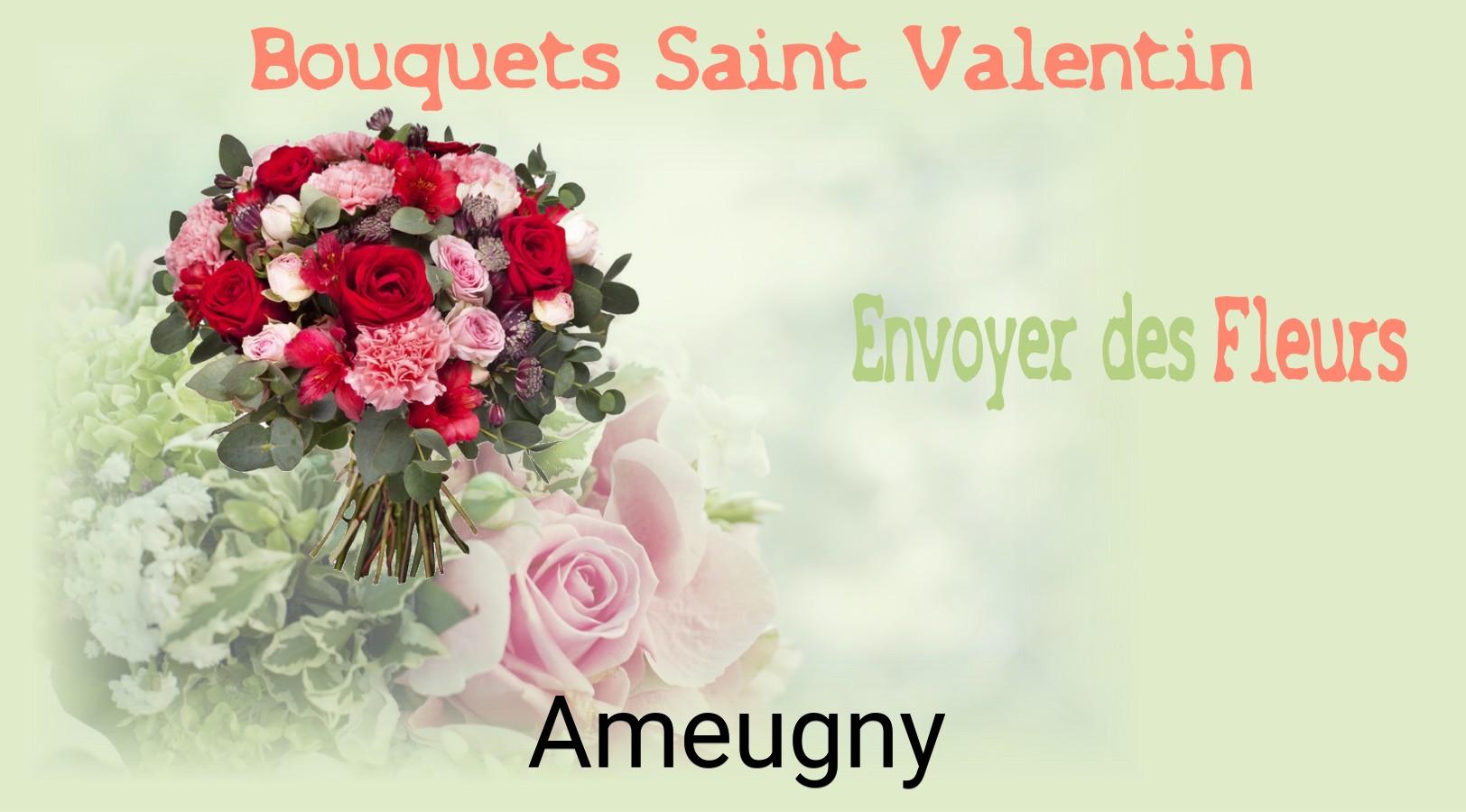 Roses de Saint-Valentin livrées à Ameugny